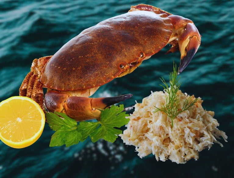 Pembrokeshire Hand Picked White Crab Meat.